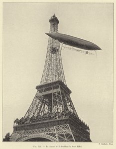 A Santos no 6 megduplázza az Eiffel-tornyot (metszet) alkotó: French School