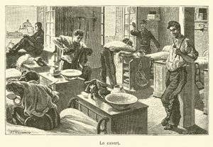 Le casert (metszet) alkotó: French School