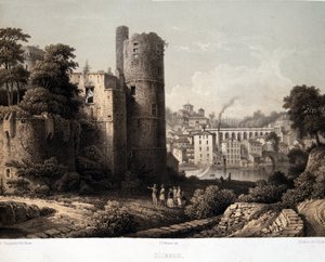 Clisson kastély – Litográfia alkotó: French School
