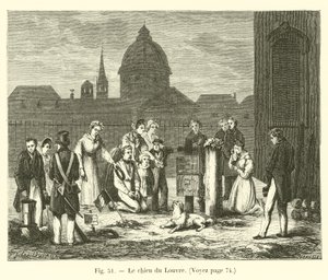 A Louvre kutyája alkotó: French School