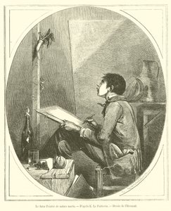 A jövő csendéletfestője (metszet) alkotó: French School