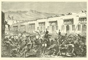 Húshagyókedd Arequipában (metszet) alkotó: French School
