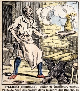 Le potier enamailleur Bernard Palissy - imagerie d