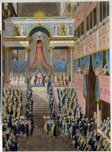 Napóleon megkoronázása (1769-1821), 1804. december 2. (The Coronation of Napoleon on December 2.) alkotó: French School