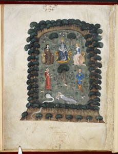 Le songe du vergier, Évrart de Trémaugon, Royal MS 19 C IV, f.1v alkotó: French School