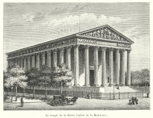 A dicsőség temploma, a Madeleine templom alkotó: French School