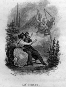 Le temps Chanson de Beranger Pierre Jean de Beranger (1780-1857), francia költő és dalszerző „Az életmű befejeződik” című művében (1834). alkotó: French School