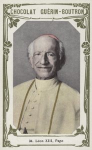 Leon XIII, Pape (színes fotó) alkotó: French School
