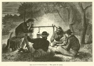 Queensland telepesei (metszet) alkotó: French School