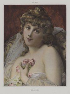 Les Roses (Roses) (színes litho) alkotó: French School