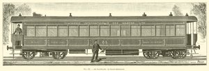Les Wagons-Lits, le Wagon-Restaurant (engraving) alkotó: French School