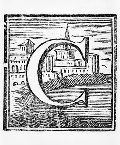 C betű, LEncyclopédie, 1. kiadás, 1752 alkotó: French School