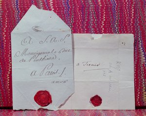 Lettres de cachet (Királyi parancs a száműzetésre vagy a börtönbe zárásra) alkotó: French School