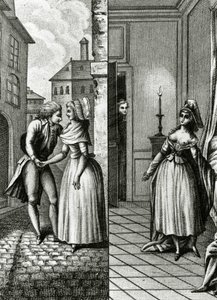 Libertinage - „Egy nő napról napra története a Francia Köztársaságból”, Restif de La Bretonne (1734-1806), Genf 1791-1794. alkotó: French School