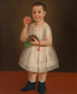 Gyümölcsös kislány, 1840 körül alkotó: French School