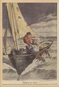 Elveszett a tengerben! (színes litó) alkotó: French School