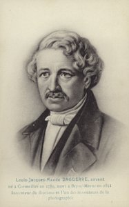 Louis Daguerre (1787-1851), francia fotográfiai úttörő (litho) alkotó: French School