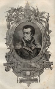 Louis Marie Maximilien de Caffarelli du Falga (1756-1799) francia tábornok a francia forradalom idején - - Maurice La Charest metszet az új nemzeti enciklopédiába - 1870 - alkotó: French School