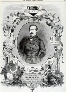Louis Napoleon Bonaparte (III. Lajos Napóleon), a Francia Köztársaság elnöke – Ill. alkotó: French School