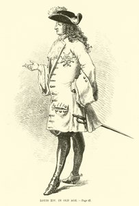 XIV. Lajos idős korában alkotó: French School