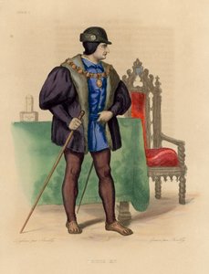 XI. Lajos (színes metszet) alkotó: French School