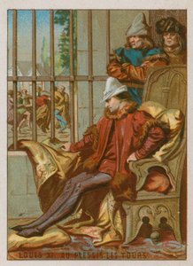 XI. Lajos a Plessis Les Tours-ban alkotó: French School