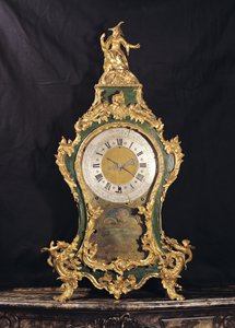 XV. Lajos stílusú óra egy kínai férfival (ormolu)