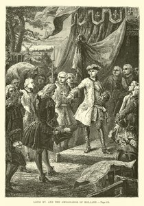 XV. Lajos és Hollandia nagykövete alkotó: French School