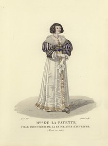 Louise de la Fayette, Osztrák Anna díszleánya, XIII. Lajos francia király hitvese