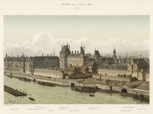 Louvre XIII. Lajos vezetése alatt, 1622 alkotó: French School
