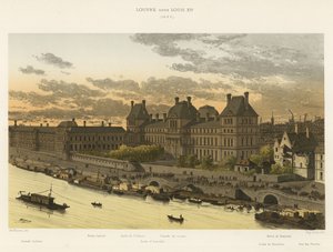 Louvre XIV. Lajos idején, 1663 alkotó: French School