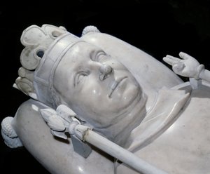 VI. Károly király hazudozása (1368-1422) Saint Denis-bazilika, Sain Denis alkotó: French School
