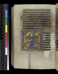 MS 300 f.284v, Énekek éneke, a francia Izabella zsoltárából és óráiból, Párizs, 1265-70 körül (toll, tinta és tempera pergamenen) alkotó: French School