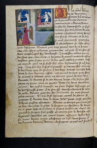 MS Hunter 252 072v oldal a száz új hírből, c.1461-62 alkotó: French School