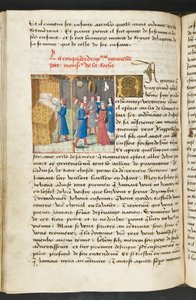 MS Hunter 252 117v oldal Cent Nouvelles Nouvelles, 1461-62 körül alkotó: French School