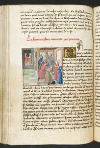 MS Hunter 252 132v oldal Cent Nouvelles Nouvelles, 1461-62 körül alkotó: French School