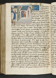 MS Hunter 252 181v oldal Cent Nouvelles Nouvelles, 1461-62 körül alkotó: French School