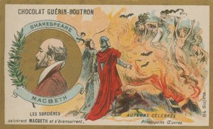 Macbeth, Chocolat Guerin-Boutron kereskedelmi kártya