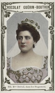 Madame Breval, In Les Huguenots (színes fotó) alkotó: French School