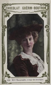 Madame Chaminade, zeneszerző (színes fotó) alkotó: French School