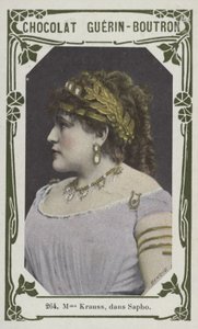Madame Krauss, Sapphóban (színes fotó) alkotó: French School