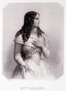 Madame Roland (vagy Roland de la plataière, Jeanne Marie vagy Monon Philipon), francia politikus (1754-1793) - metszet alkotó: French School