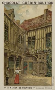 Francois Premier háza, Abbeville, Somme alkotó: French School