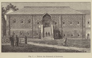Romanoffok háza, Kostroma (metszet) alkotó: French School