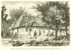 Ház, ahol Vauquelin 1763-ban született Saint-Andre d