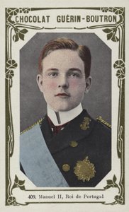 Manuel, Portugália királya (színes fotó) alkotó: French School