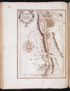 La Michaille Vallée térképe „TÉRKÉPEKBŐL, tervek és nézetek, városok és erődök Franciaországban; François Martilleur végezte ki Maximilien de Béthune számára alkotó: French School