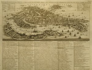 Velence térképe, H. Chatelain adta ki Amszterdamban, 1728