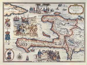 Haiti szigetének térképe, 1789
