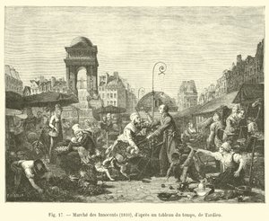 Az ártatlanok márciusa, 1810, Tardieu korabeli festményéről alkotó: French School